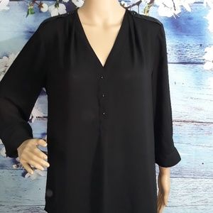 Express 3/4 Sleeve Blouse  |   Size M
